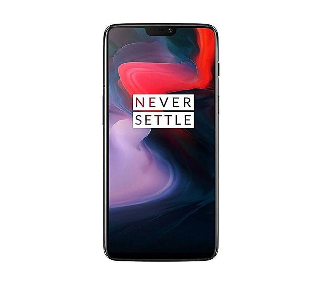 OnePlus 6 Smartphone - 6GB RAM - 64GB ROM - 16MP Camera - Mirror Black with Free Bluetooth Headphone