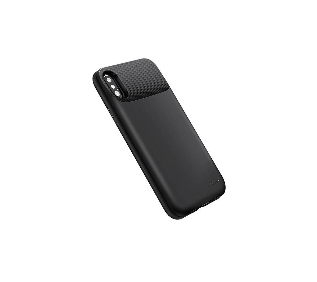 iPhone X Battery CaseBlack with wireless charging treasure