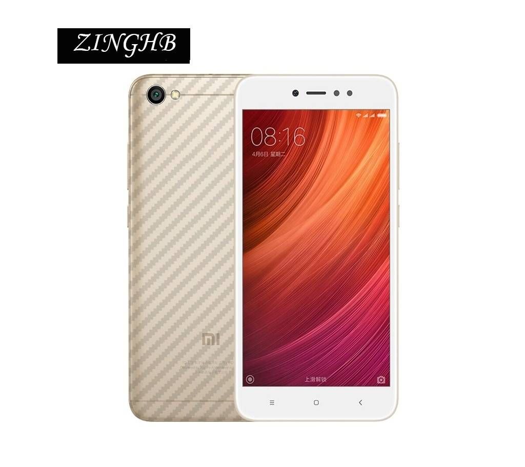REDMI NOTE 5A Non-Slip Clear Carbon Fiber Sticker