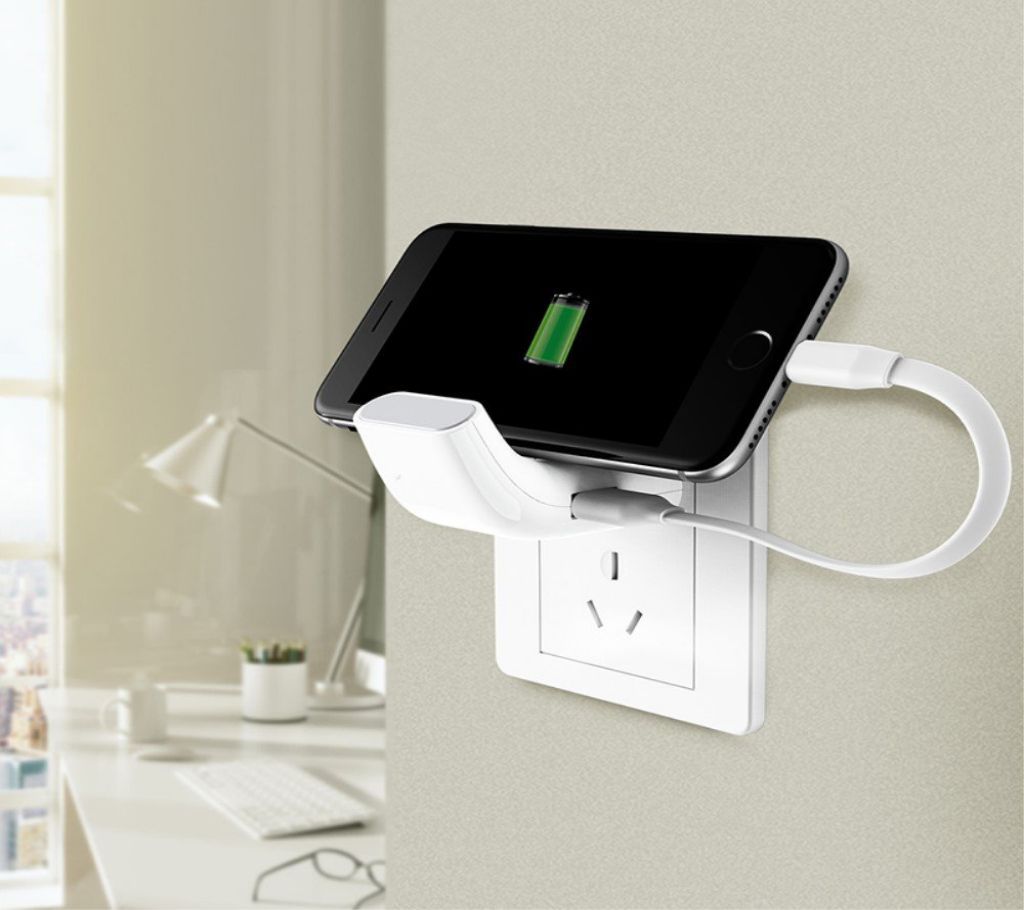 Baseus Curve Dual U Travel Charger 2 USB Port 2.4A Output Wall Charger