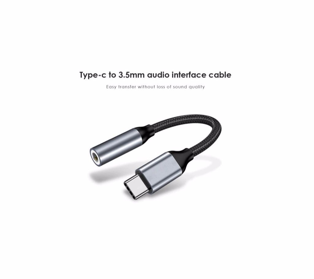 AUX audio Usb type-c to 3.5mm Convater