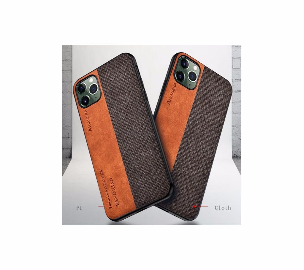 Armor Anti-shock Fabric  Soft Anti-shock Case For iPhone 11 Pro Max With Thin Screen Protector