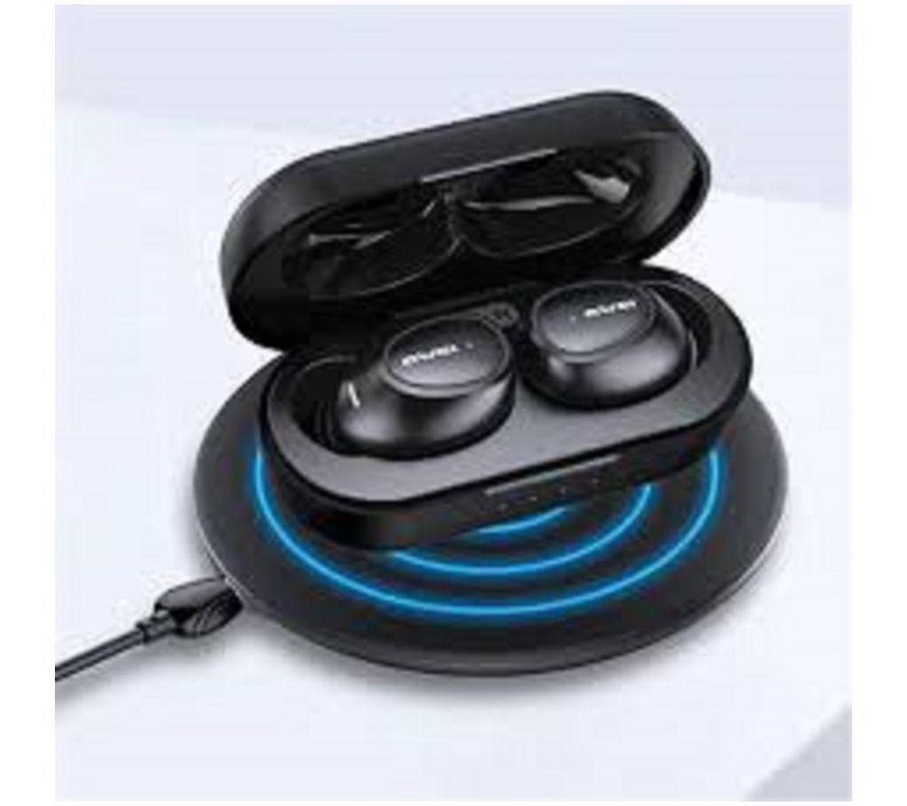 TRUE WIRELESS SPORTS EARBUDS WITH WIRELESS CHARGING CASE