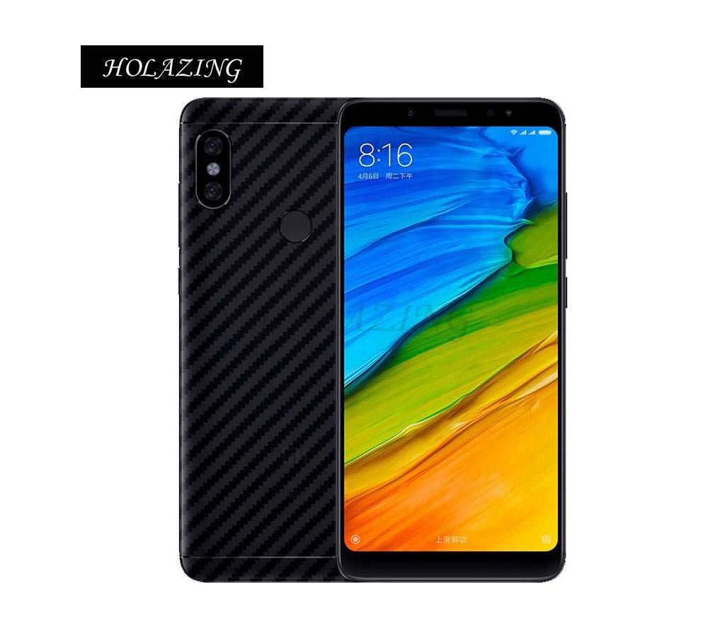 TRANSPARENT CARBON FIBER STICKER FOR XIAOMI REDMI NOTE 5 PRO/AI