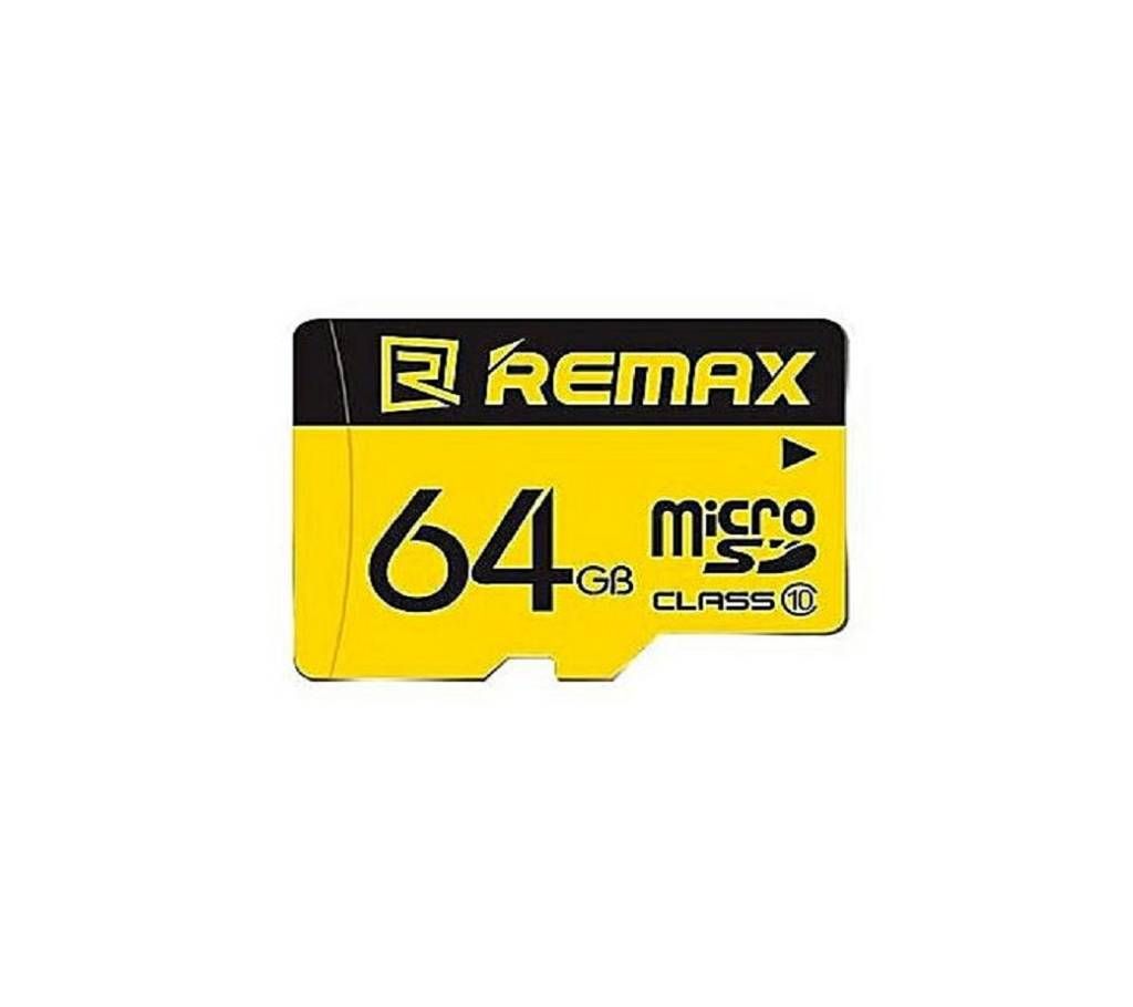 REMAX 64GB Class 10 Micro SD Memory Card