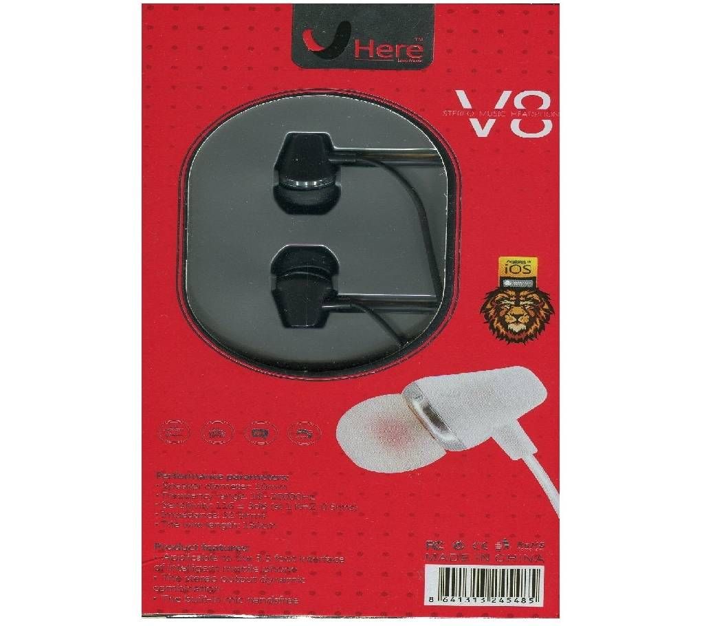 V-8 Sterio Earphone