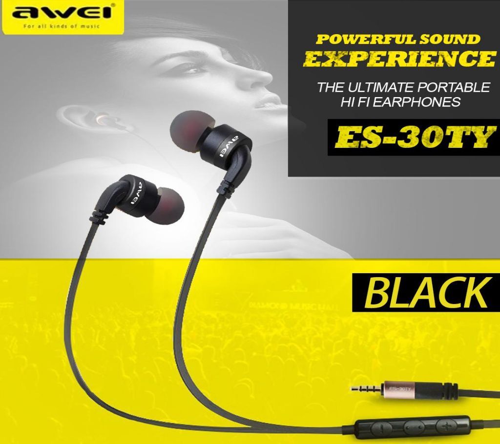 ES-30TY In-Ear Earphone - Black