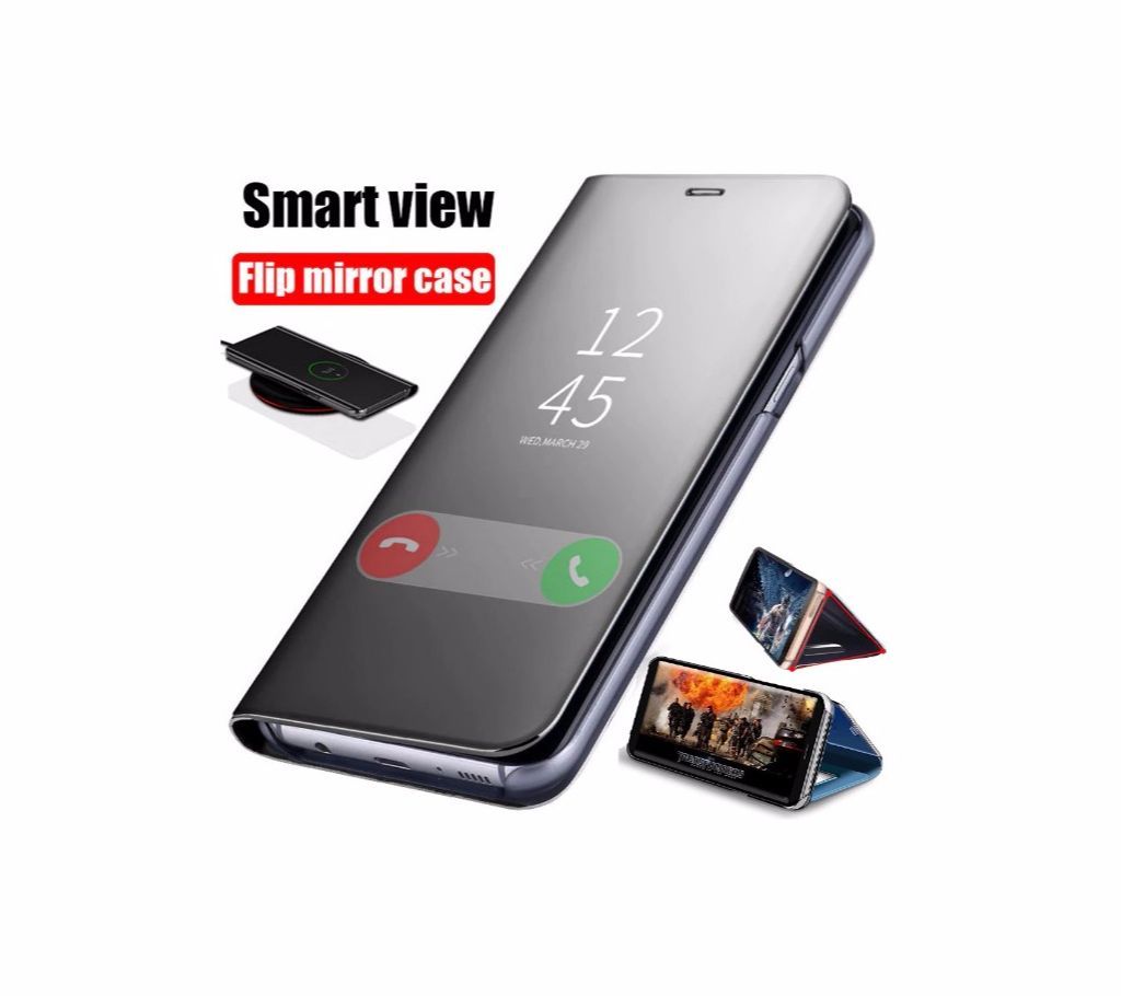 Smart Mirror Flip Case For Samsung M10