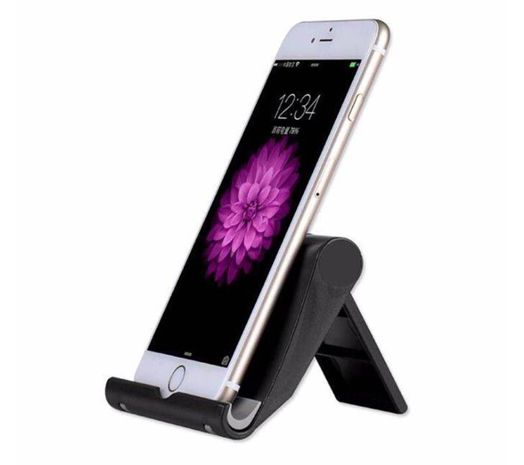 Universal Desk Mobile Phone Stand - Black
