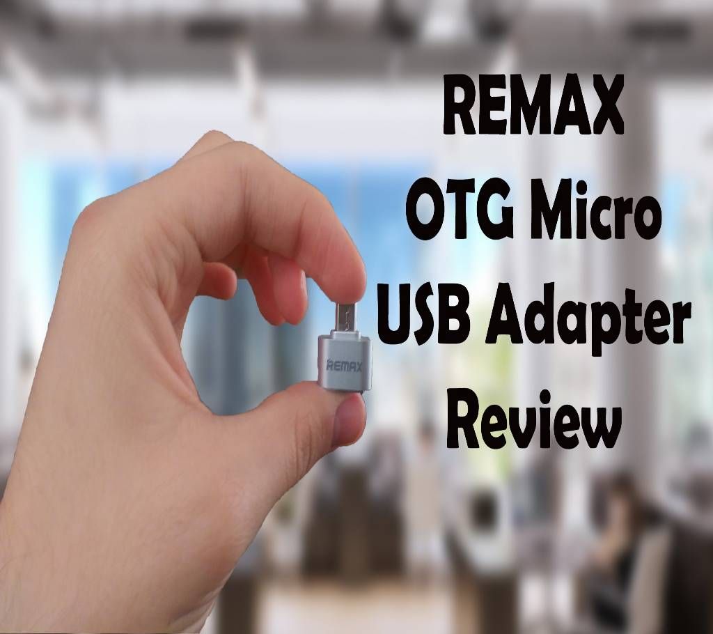 REMAX OTG Micro USB 2.0 Adapter - Silver
