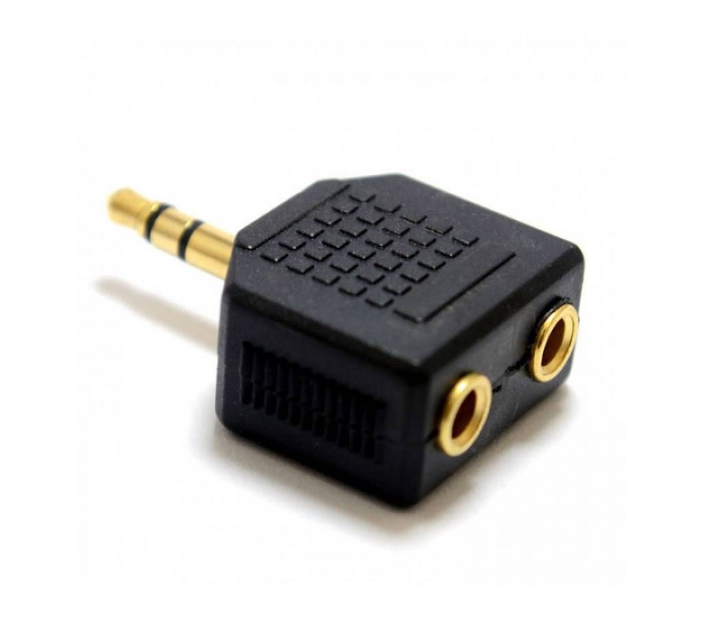3.5mm Stereo Jack Plug to 2 x Socket - Headphone Splitter-01