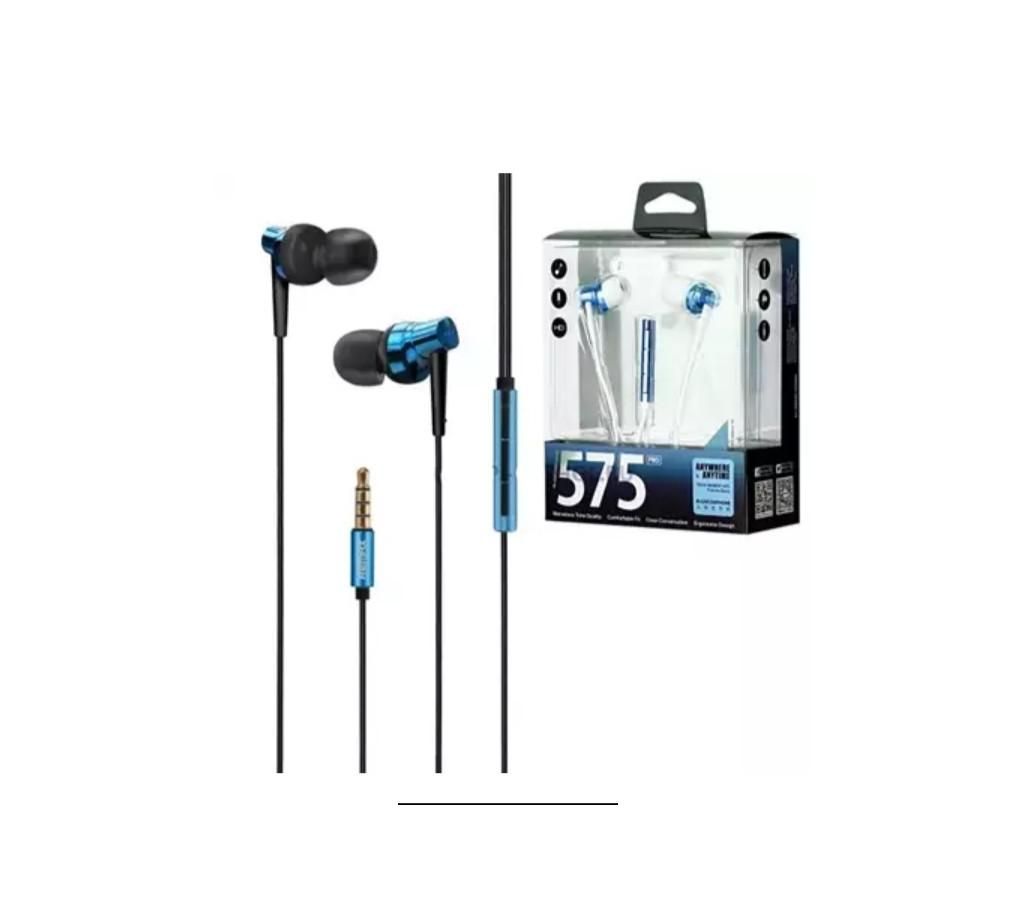 Remax Rm 575 pro Earphone Blue