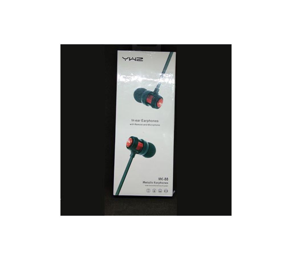 ME-88 YWZ Series Earphones Noise-isolating In-Ear Wired headphones