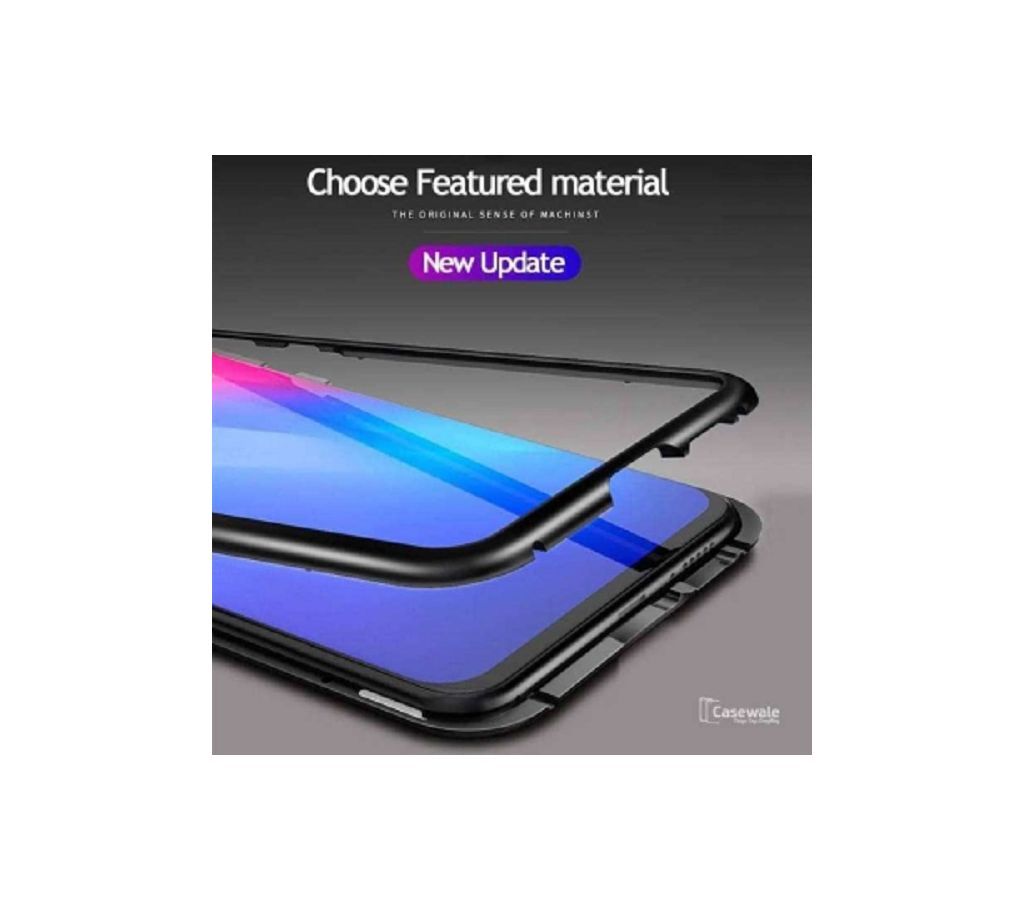 Original 360 Metal Case for Xiaomi Redmi Note 7- black
