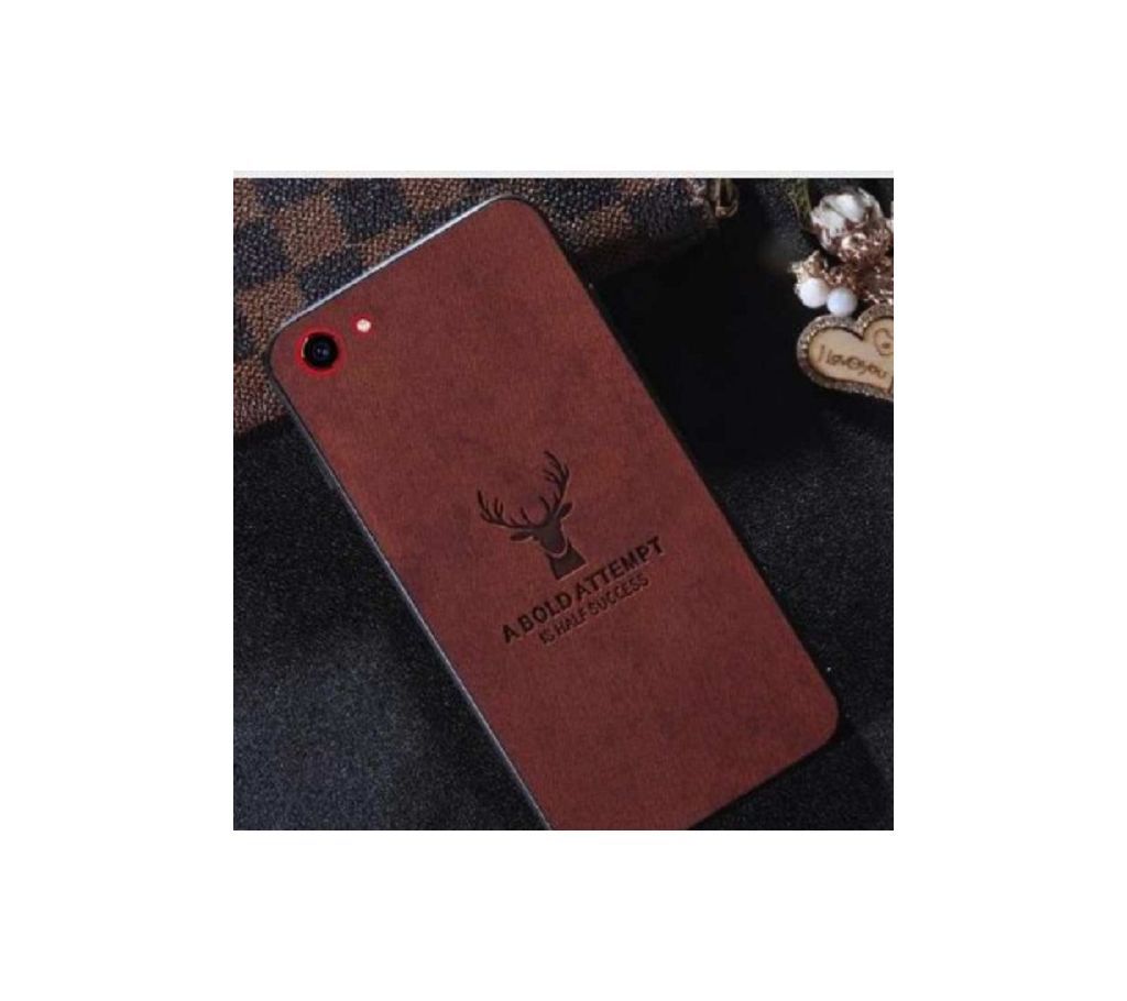 Vivo Y81 _ Y83 Phone Cover Shockproof Deer Cloth - Coffee