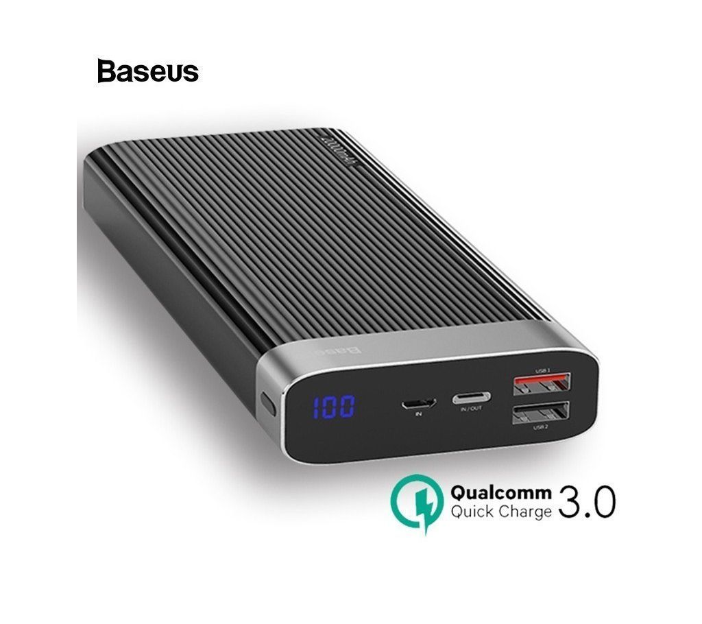 Baseus 20000mAh QC 3.0 Power Bank with LED Display