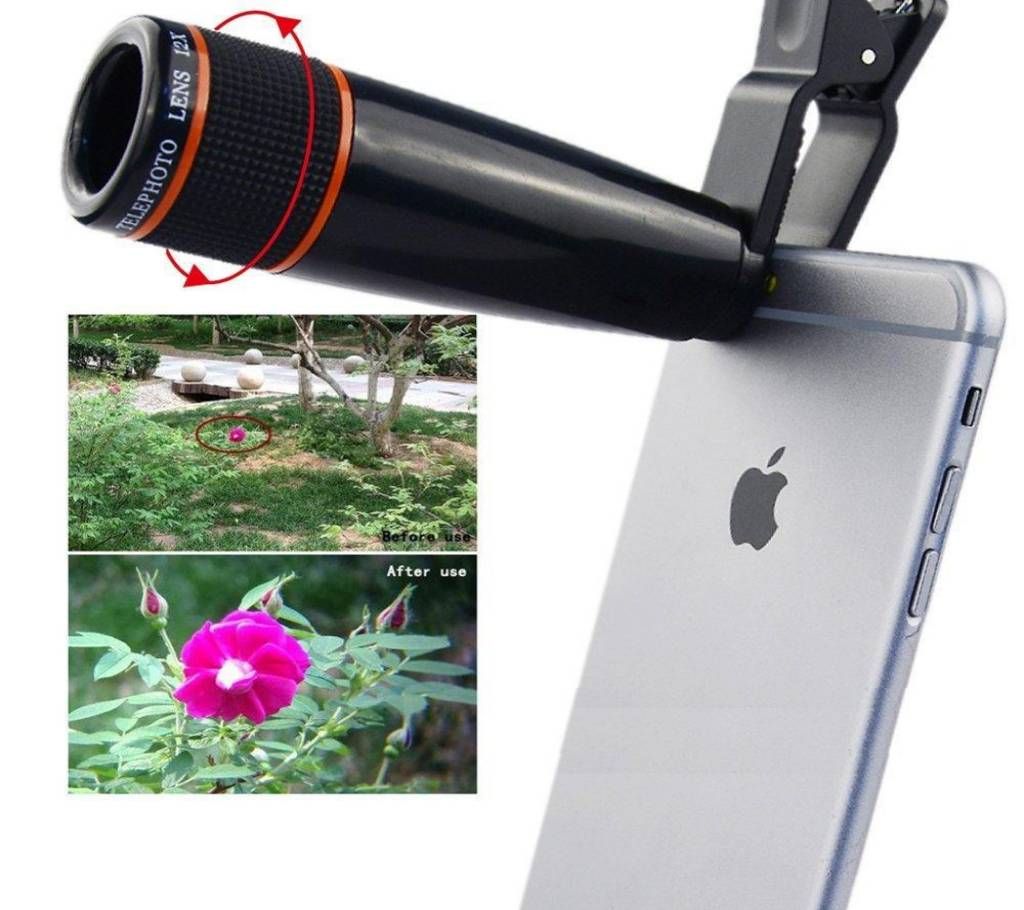 12X Mobile Telescope Zoom Lens