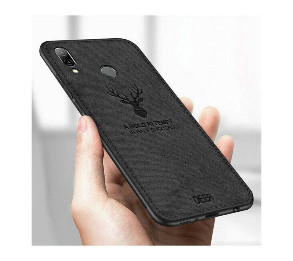 Deer Shockproof Phone Cover for Xiaomi Redmi Note 7 Pro - Black