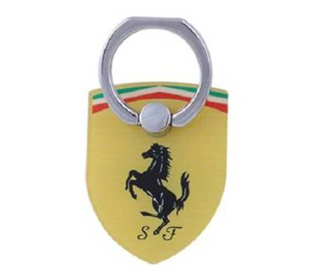 Ferrari Ring Stand for Mobile - Yellow