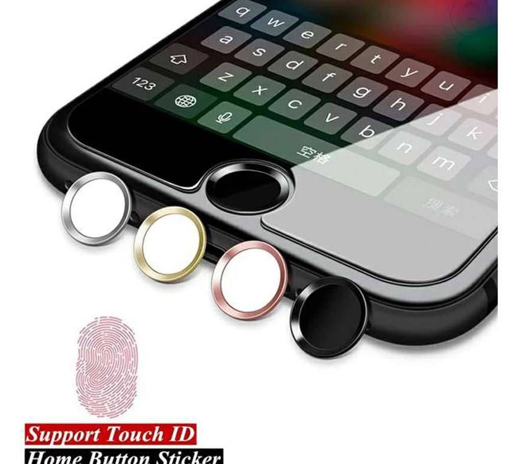 ALUMINUM TOUCH ID HOME BUTTON STICKER FOR IPHONE (ROSE GOLD)