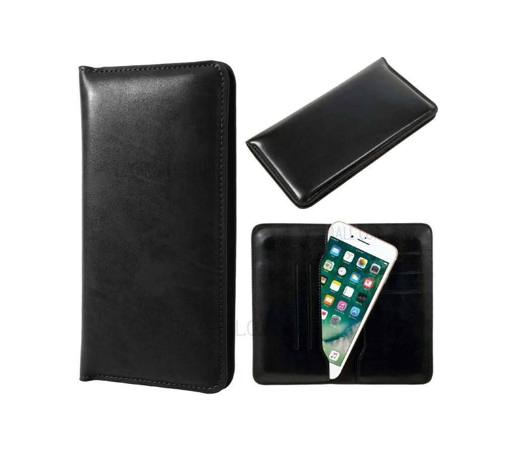 JDK Universal Leather Case Wallet For Mobile 