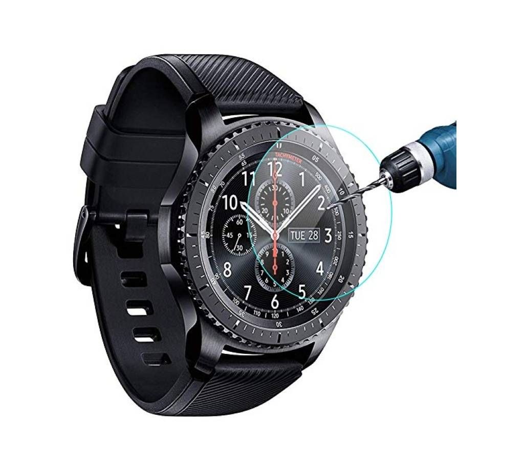 Tempered Glass Screen Protector for Samsung Gear S3 Smartwatch - Transparent