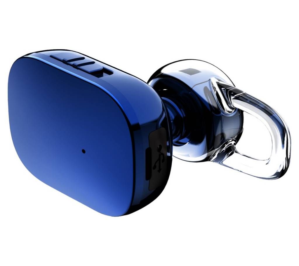 Encok A02 - Mini Bluetooth Earphone - Blue and Black