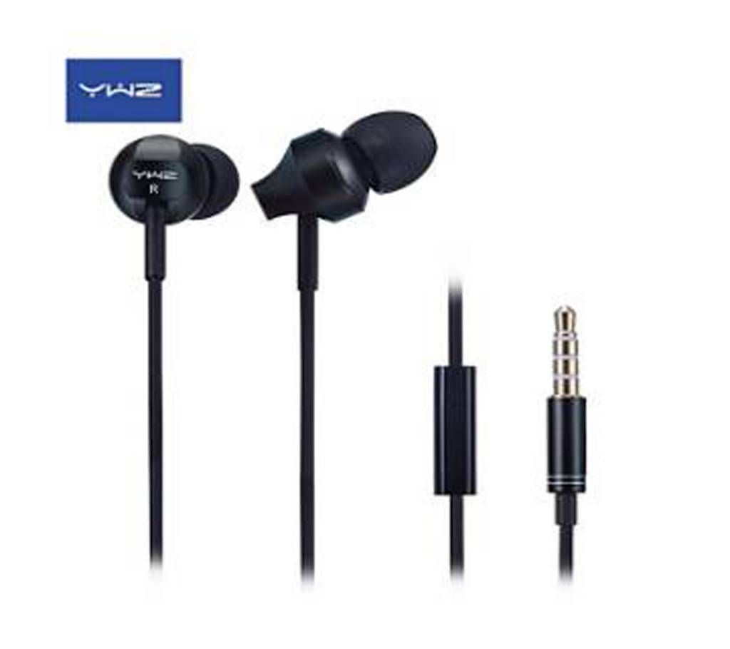 YWZ-89 SUPER BASE METAL EARPHONE - Black
