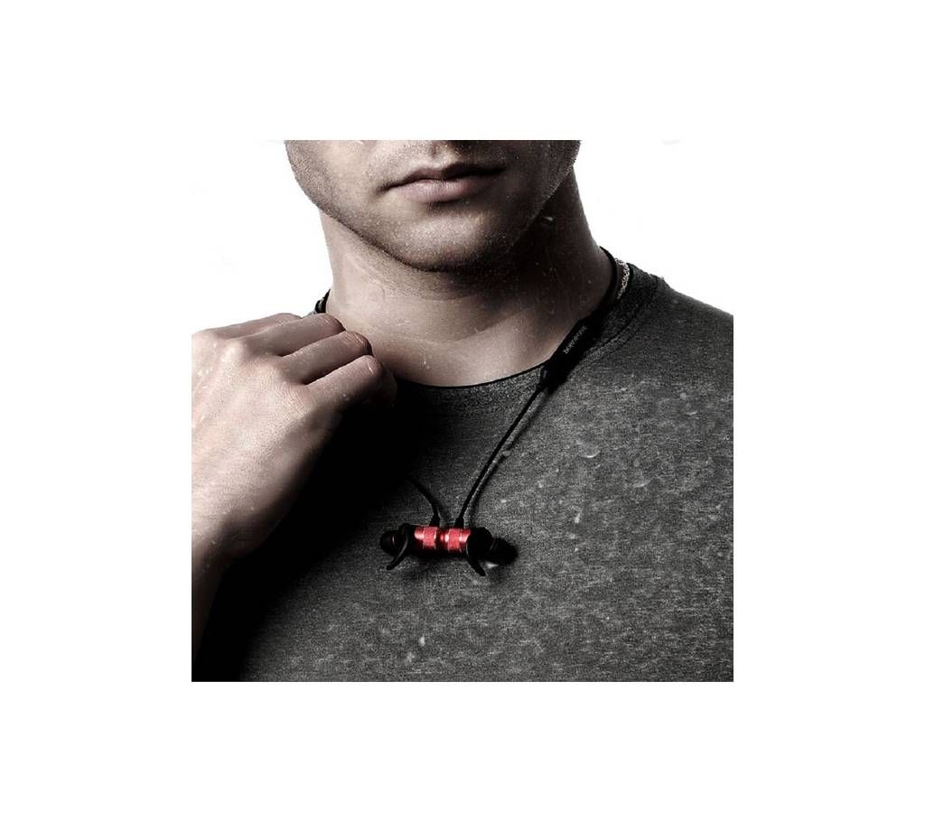 BE5 BT Stereo Bluetooth Headphone - Black and Red