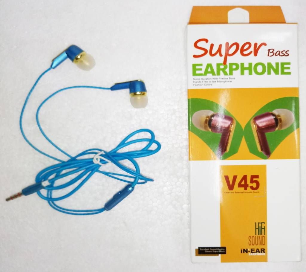 In-Ear Headphones V45 For All Phones