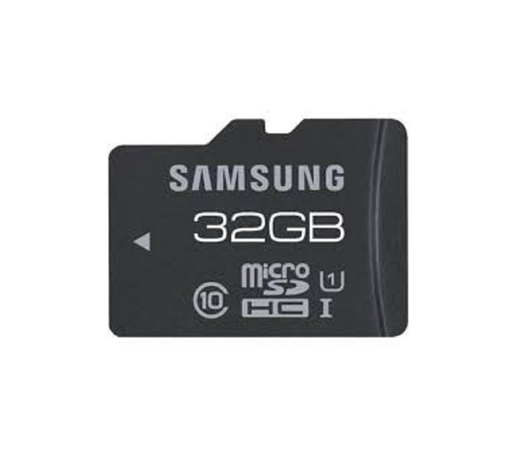 32GB Micro SD Class 10 Memory Card - Black