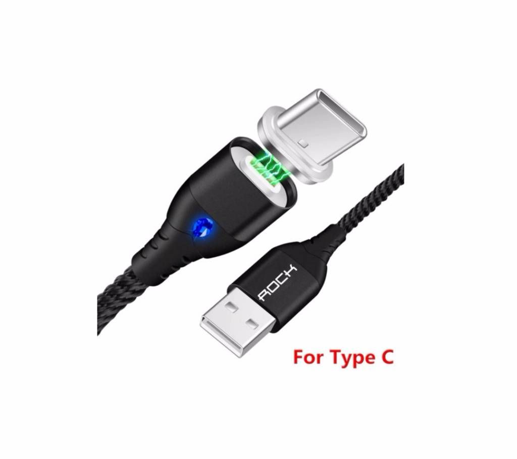 ROCK 5A Type C Magnetic Lighting Fast Charging USB  Cable  Universal USB