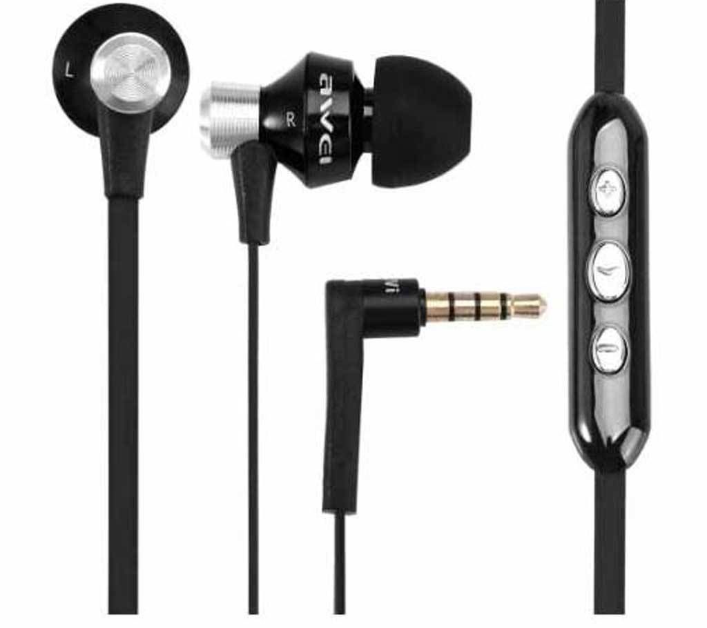Awei S950vi In-ear Earphones W/ Mic-Black