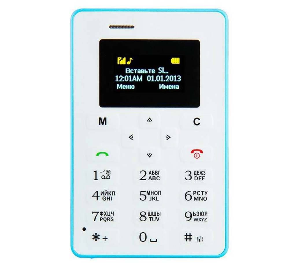 AIEK M5 Credit Card Size Mobile Phone