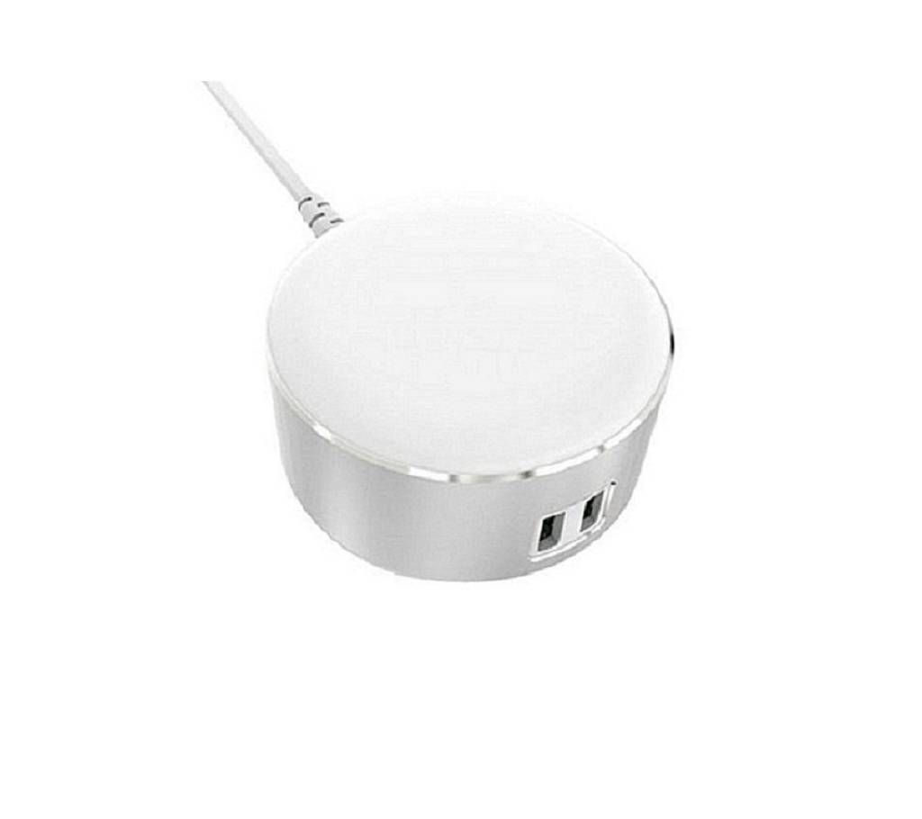 Ldnio A2208 LED Power Touch Lamp 2 USB Smart Charg