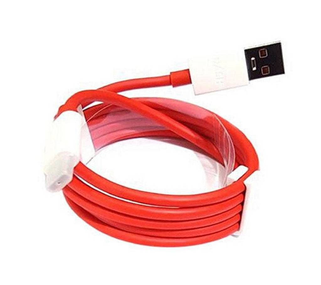 One Plus Dash Charging Type-C Cable - Red