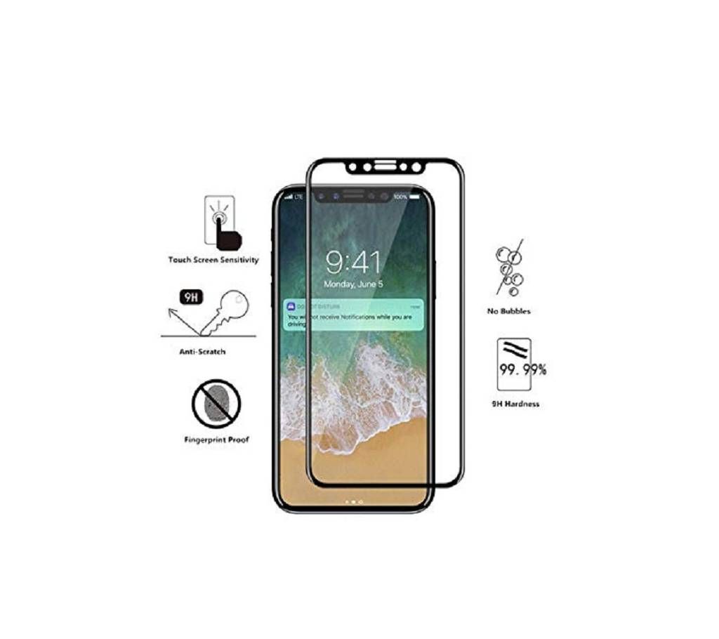 Iphone10 5D Glass Screen Protector Transparent