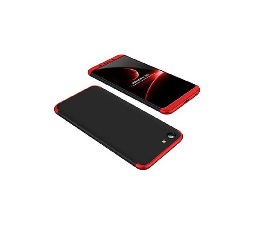 Dymex Back Cover for Gkk Cover for Oppo a57 Red Black
