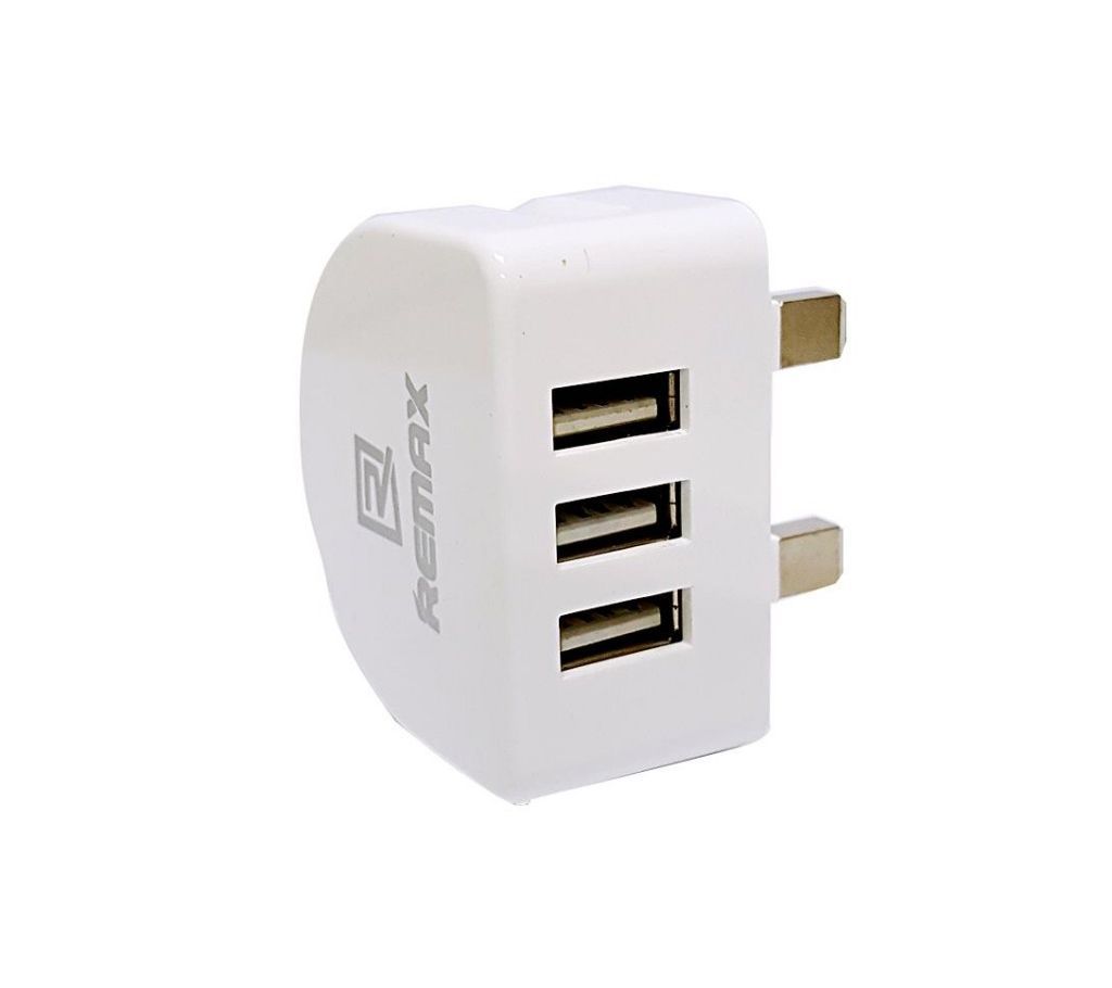 Remax RP-U31 Moon series 3.1A 3 USB Port Wall Charger