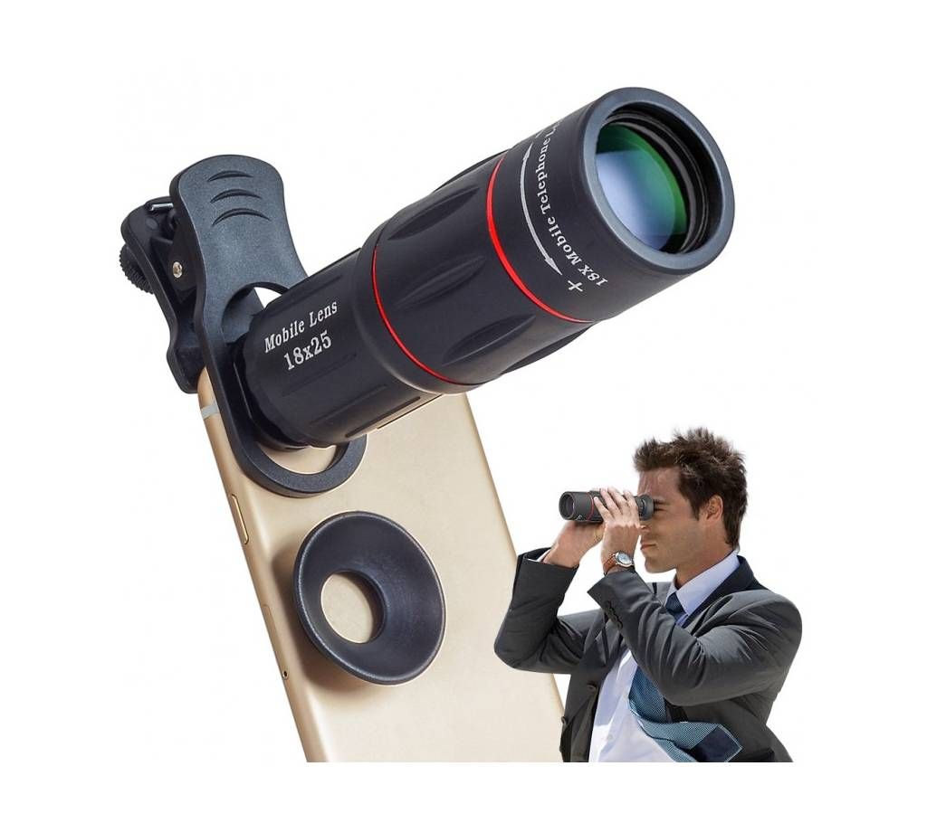 18x Zoom Lens Plastic Body 