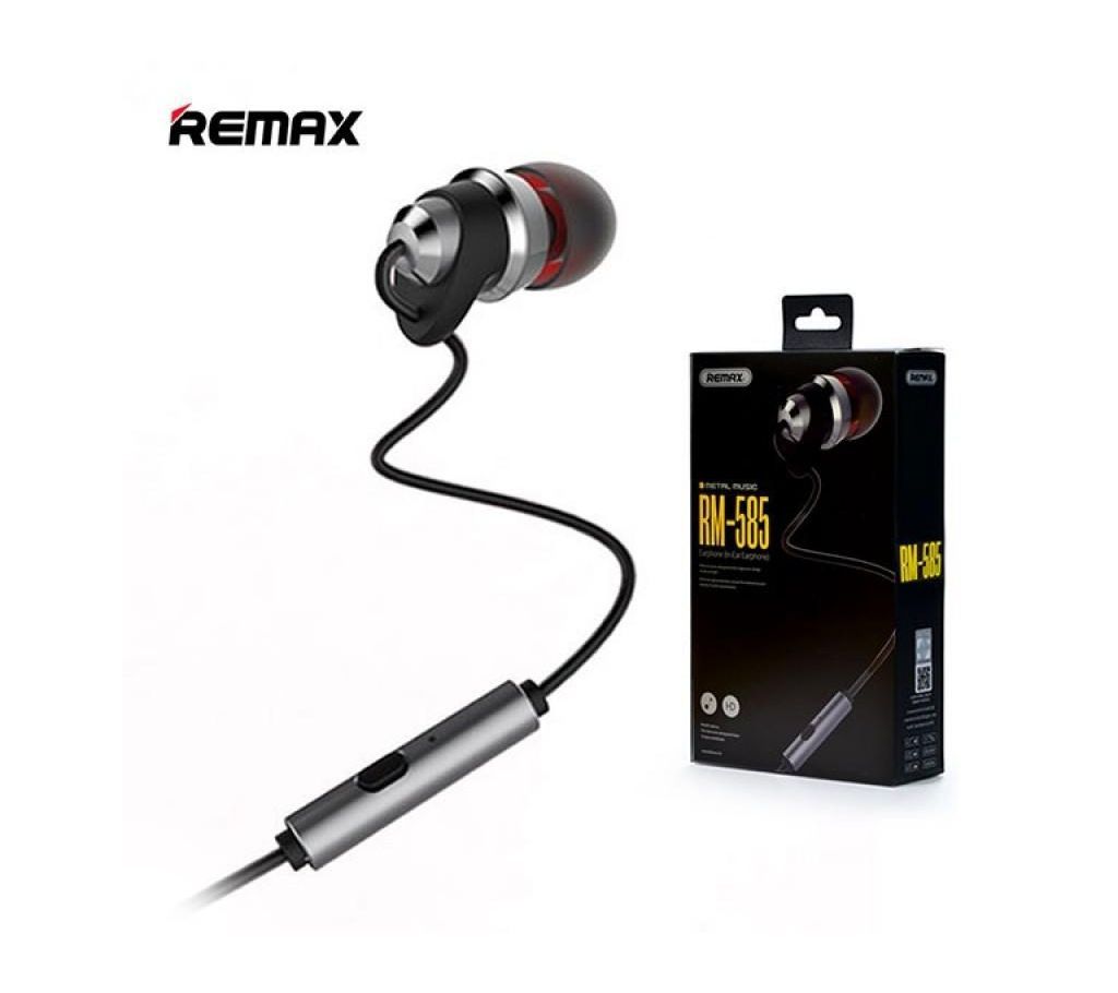 Remax Rm-585 In-ear Stereo Wired Earphone 6 Ratings 11 Answered Questions Brand: Remax More Audio From Remax  550  650-15% Quantity Delivery Options 