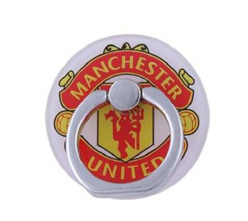 MANU Ring Stand for Mobile - White and Red