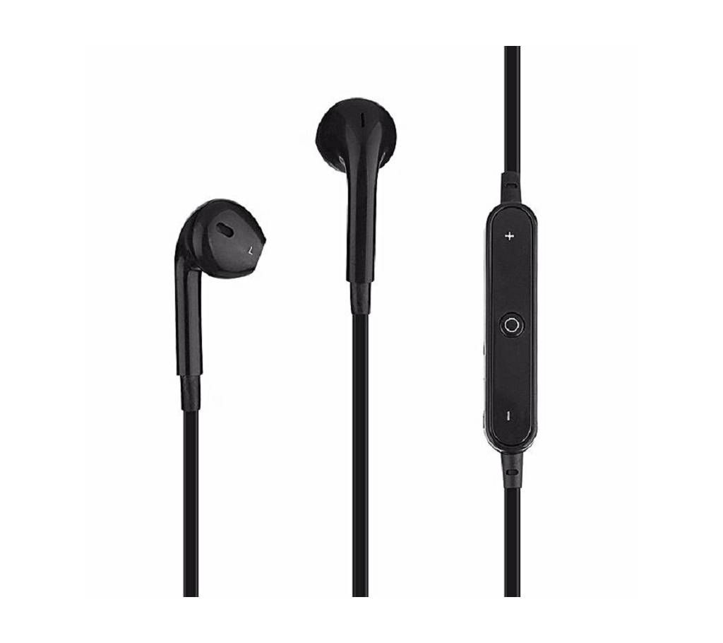 wireless bluetooth sports stereo headset-black