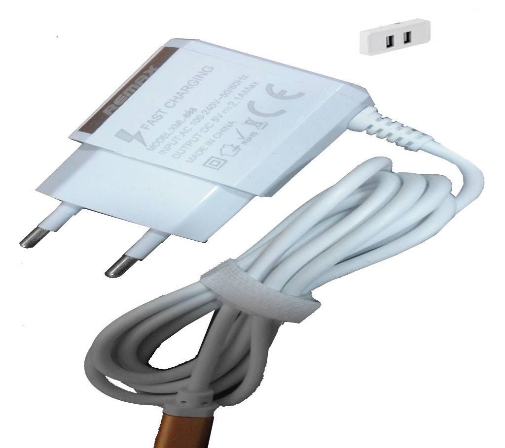 REMAX 2 USB Fast Travel Charger