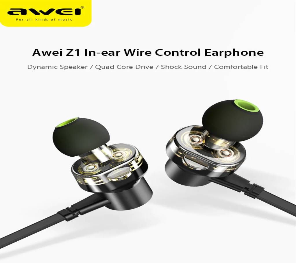 Awei Z1 In-ear Wire Control Earphone