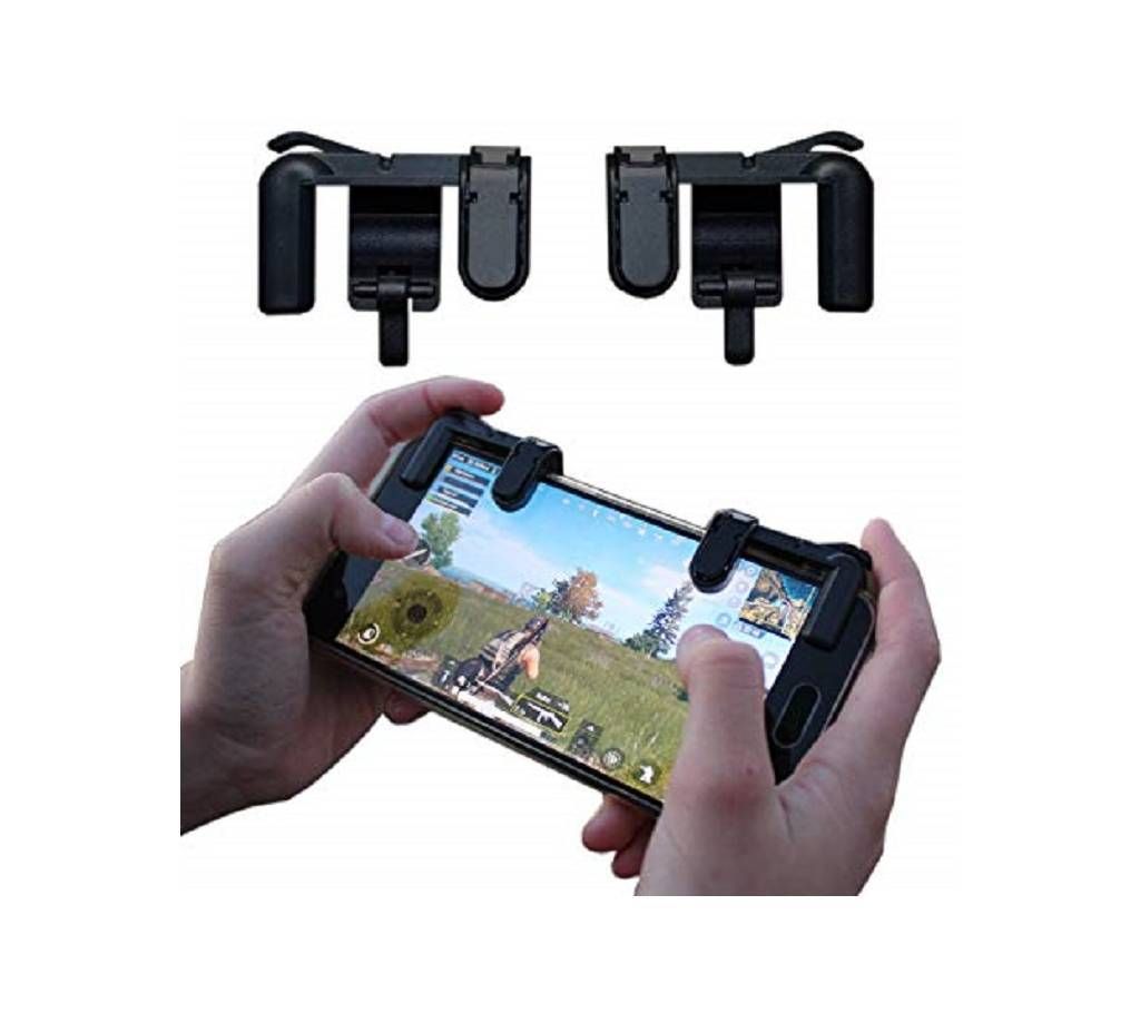 Product details of Best PUBG and Shooting Game Controller for any Smartphone - Black Most touch screen devices No limitedto the phone and the thickness. Material:Metal Color:Black 4 packing for choice:1pcs Gaming Trigger,2pcs Gaming Trigger,1pcs Gami