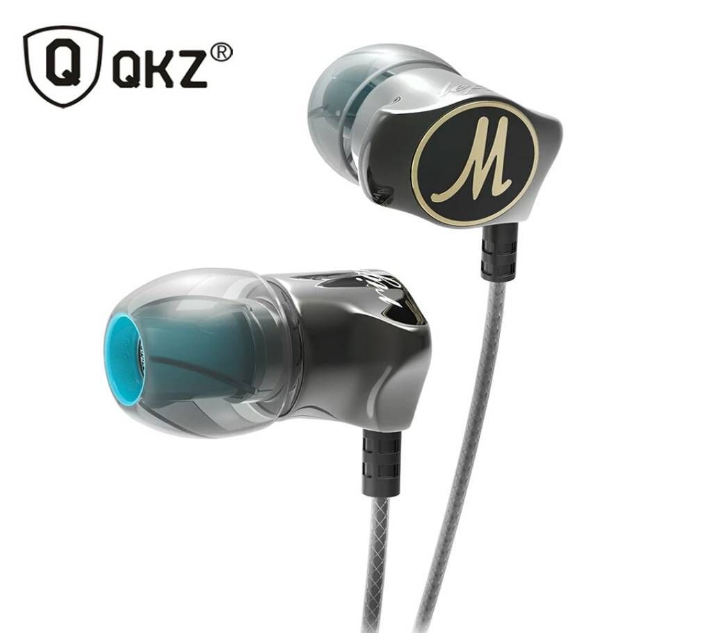 QKZ DM7 Zinc Alloy In Ear HiFi Earphone Stereo Bass Headset