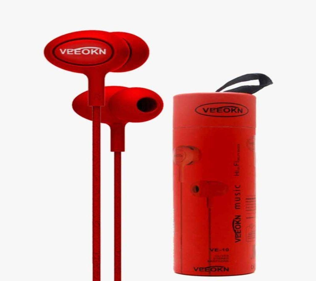 Earphone With Mike Red