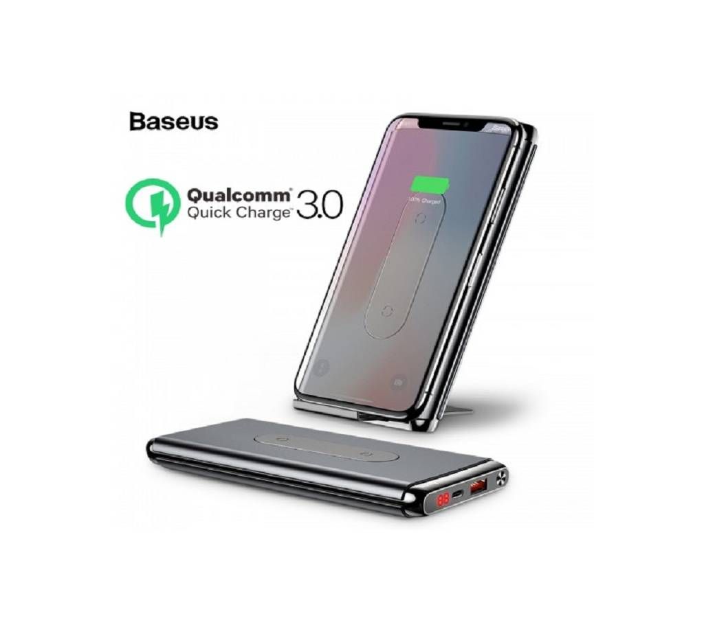 Baseus Wireless Charger Qi Power Bank 10000 MAh 15W Type-C