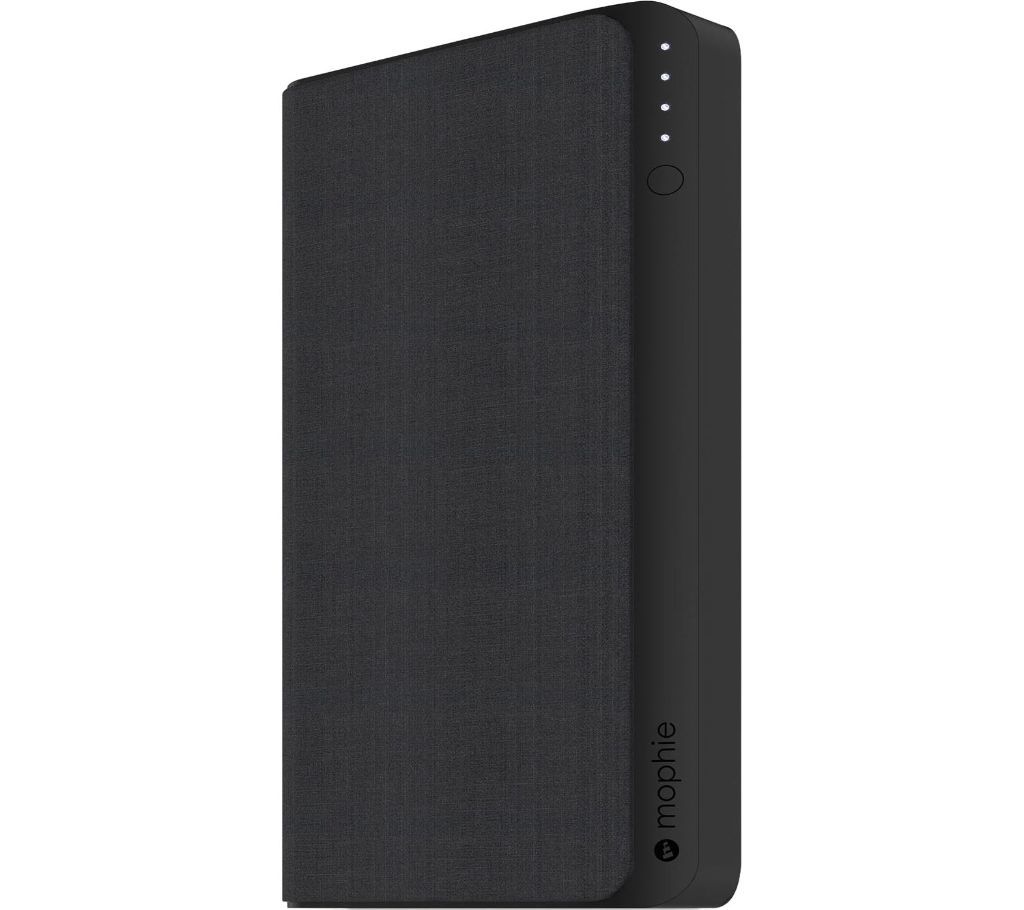 MOPHIE POWERSTATION 10000MAH FABRIC UNIVERSAL POWER BANK - BLACK